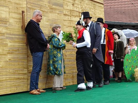 Verleihung der Silbernen Ehrennadel durch den  Verband Deutscher Freilichtbühne e.V.